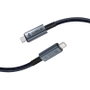 Subblim Cable High USB-C a USB-C 4.0 240W 8K 1.5 m Negro